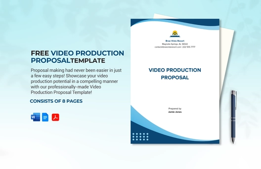 Video Production Proposal Template