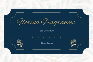 Free Floral Label Template to Edit Online