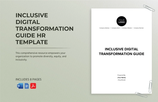 Inclusive Digital Transformation Guide HR Template