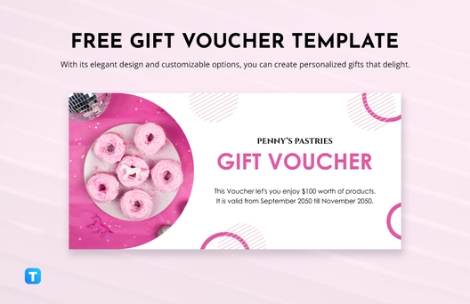 Free Gift Voucher Template to Edit Online