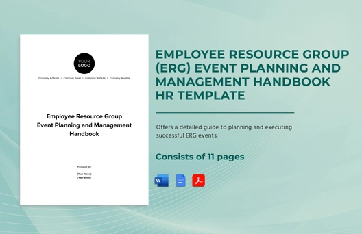 Employee Resource Group Event Planning and Management Handbook HR Template Employee Resource Group Event Planning and Management Handbook HR Template