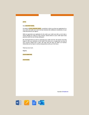 Credit Decline Letter