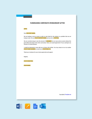 Fundraising Corporate Sponsorship Letter