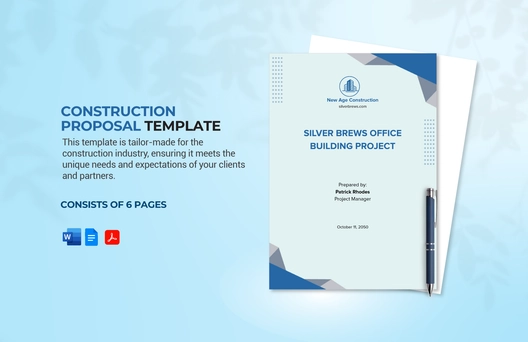 Construction Proposal Template Construction Proposal Template