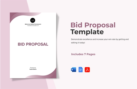 Bid Proposal Template