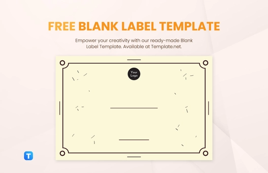 Free Blank Label Template to Edit Online