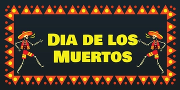Free Day of the Dead X Post Template to Edit Online