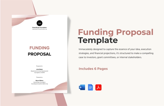 Funding Proposal Template Funding Proposal Template