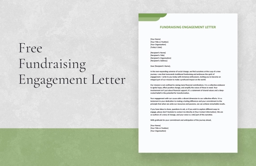 Fundraising Engagement Letter