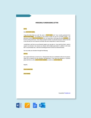 Personal Fundraising Letter