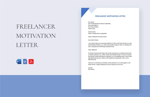 Freelancer Motivation Letter
