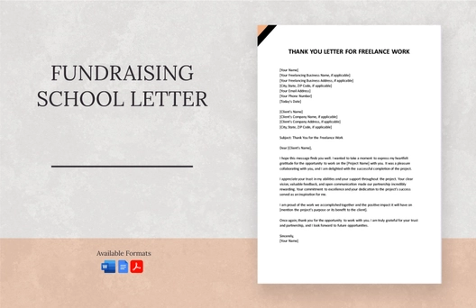 Thank You Letter For Freelance Work