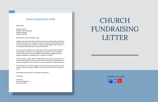 Church Fundraising Letter