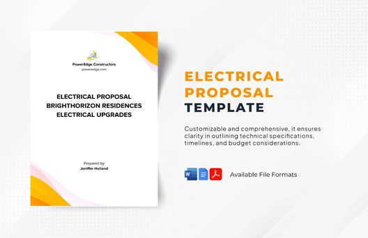 Electrical Proposal Template