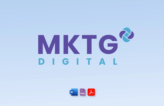 Digital Marketing Agency Logo Concept Template