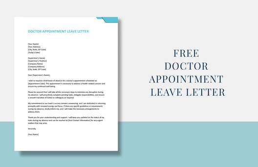 Doctor Appointment Leave Letter