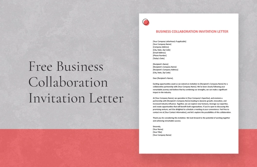 Business Collaboration Invitation Letter