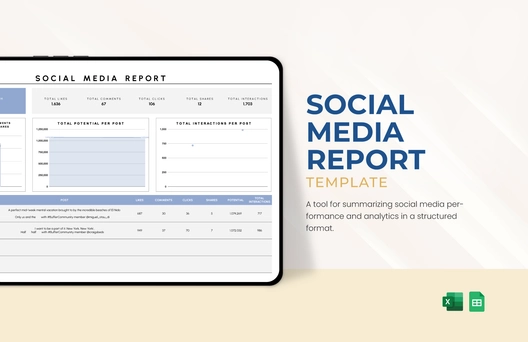 Social Media Report Template