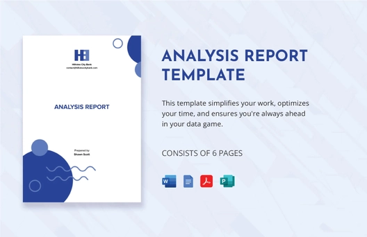 Analysis Report Template