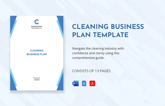 Cleaning Business Plan Template