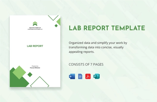 Lab Report Template Lab Report Template