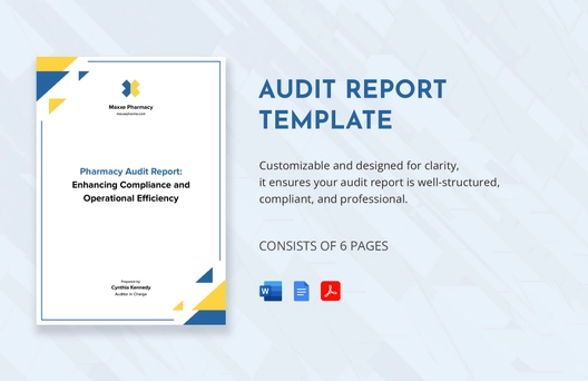 Audit Report Template Audit Report Template