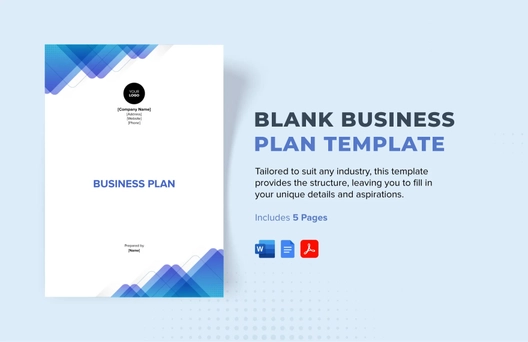 Blank Business Plan Template
