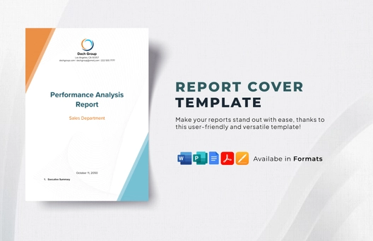 Report Cover Template Report Cover Template