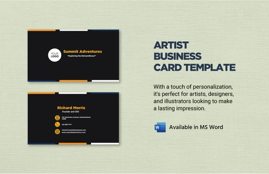 Unique Business Card Template