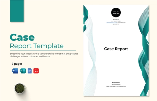 Case Report Template Case Report Template