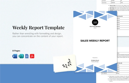 Weekly Report Template