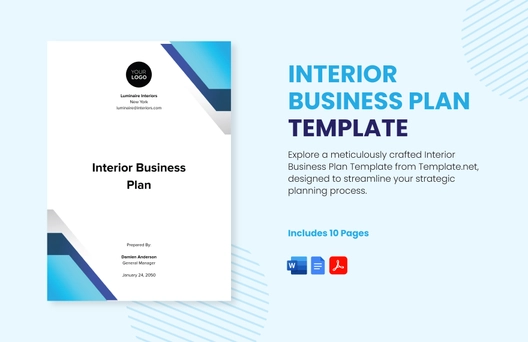 Interior Business Plan Template Interior Business Plan Template