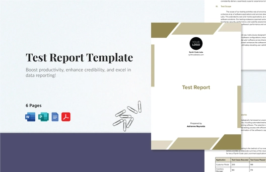 Test Report Template