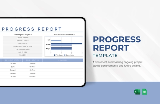 Progress Report Template