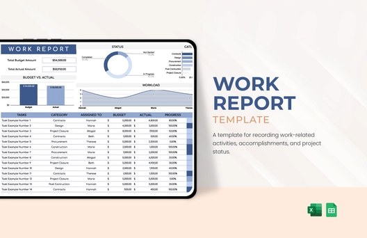 Work Report Template