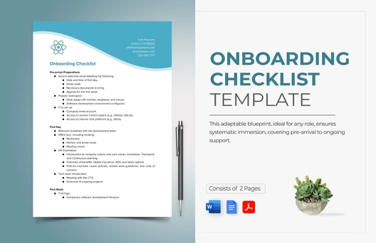 Onboarding Checklist Template