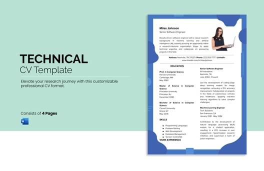 Technical CV Template