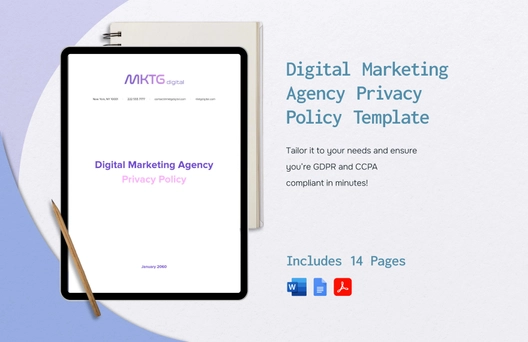 Digital Marketing Agency Privacy Policy Template
