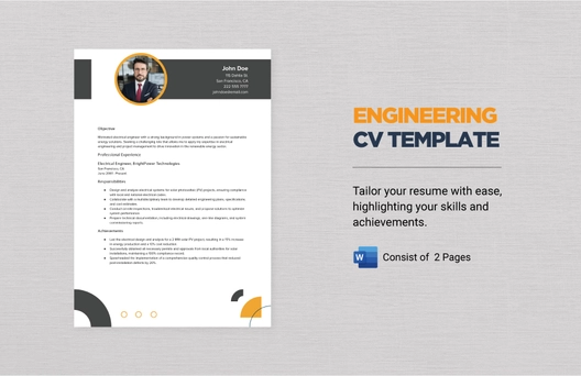 Engineering CV Template