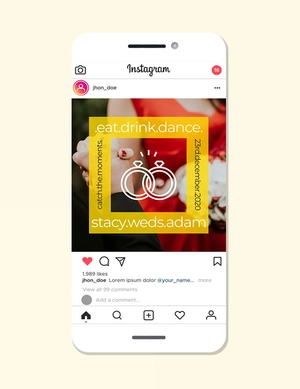 Wedding Instagram Ad Template