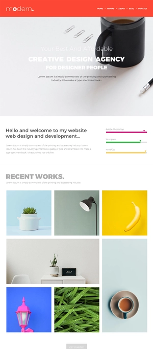 Creative Agency Wordpress Theme Template