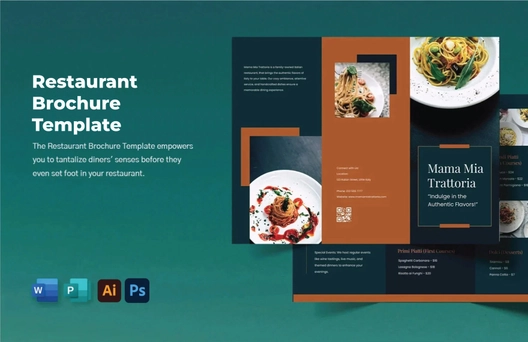 Restaurant Brochure Template