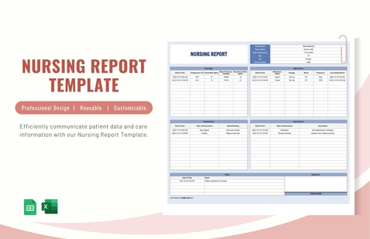 Nursing Report Template