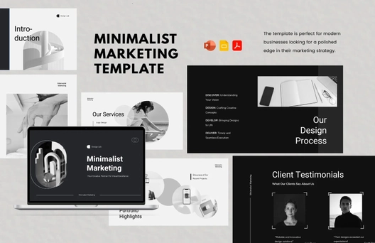 Minimalist Marketing Template