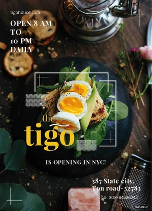 Restaurant Invitation Template