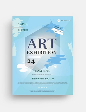 Art Exhibition Flyer Template