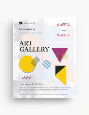 Art Gallery Flyer Template