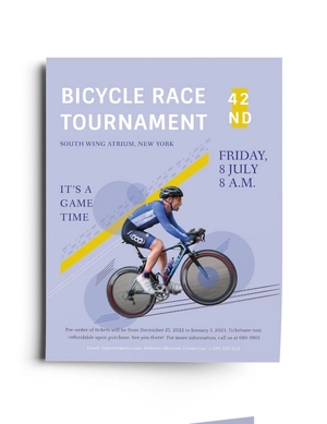 Bicycle Racing Flyer Template