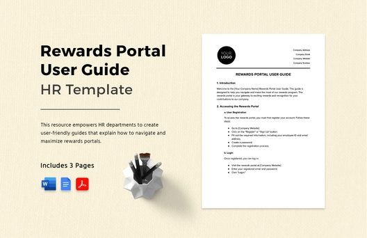Rewards Portal User Guide HR Template Rewards Portal User Guide HR Template