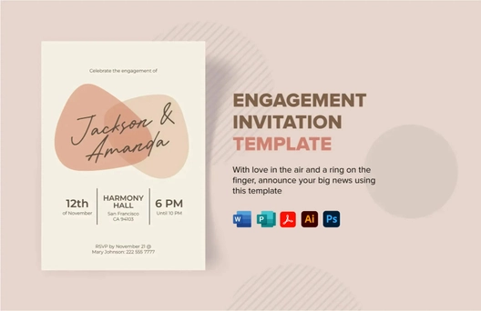 Engagement Invitation Template